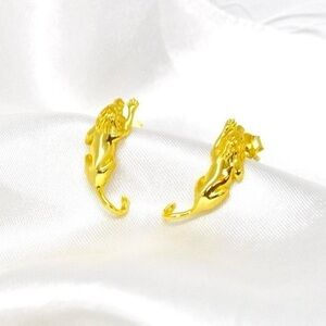 Leo Lion Earring Studs